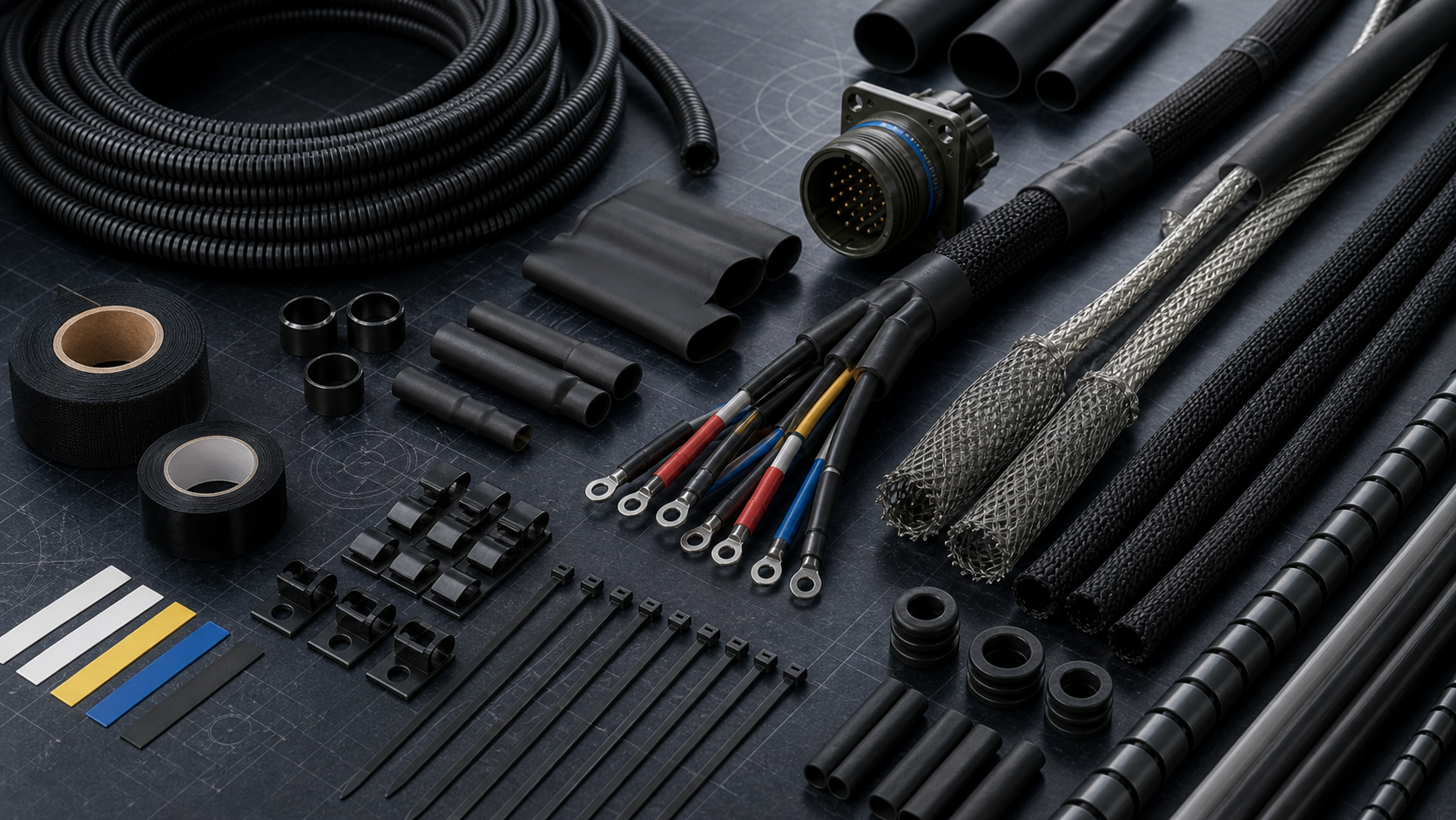 M85049 Backshell Selection: Straight, 45 Degree, 90 Degree and EMI Shielded Options