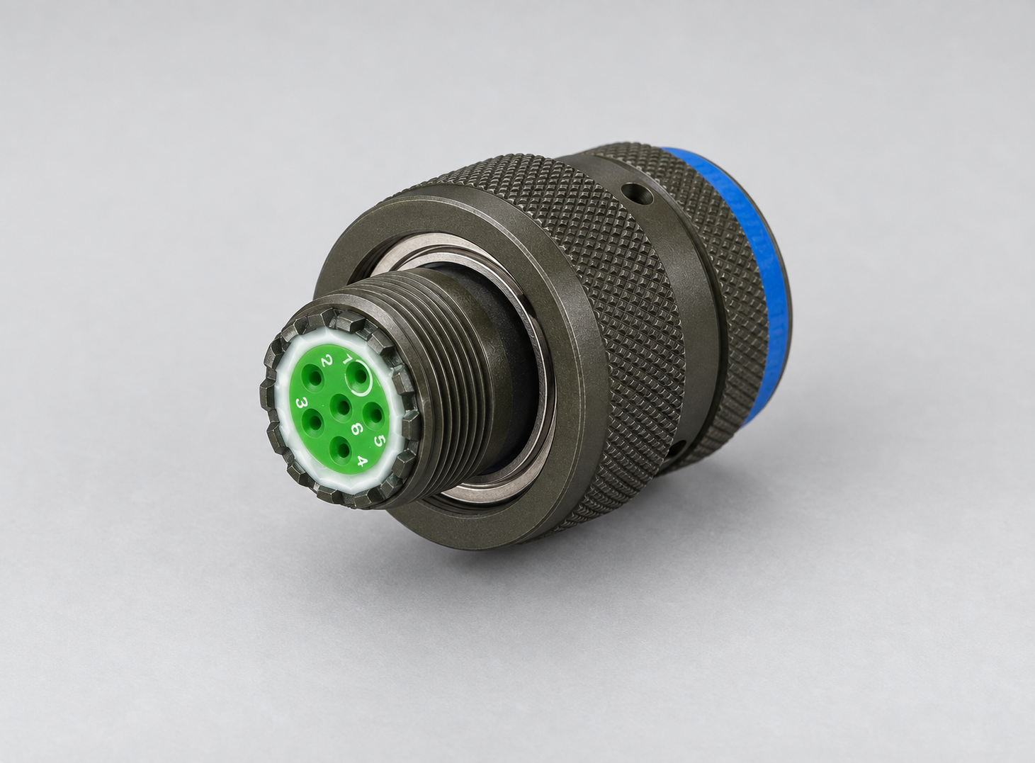 MS27467T09B35PA D38999 connector gray-background view