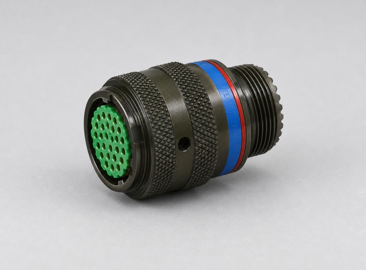 MS27467T15B35SA D38999 connector gray-background view