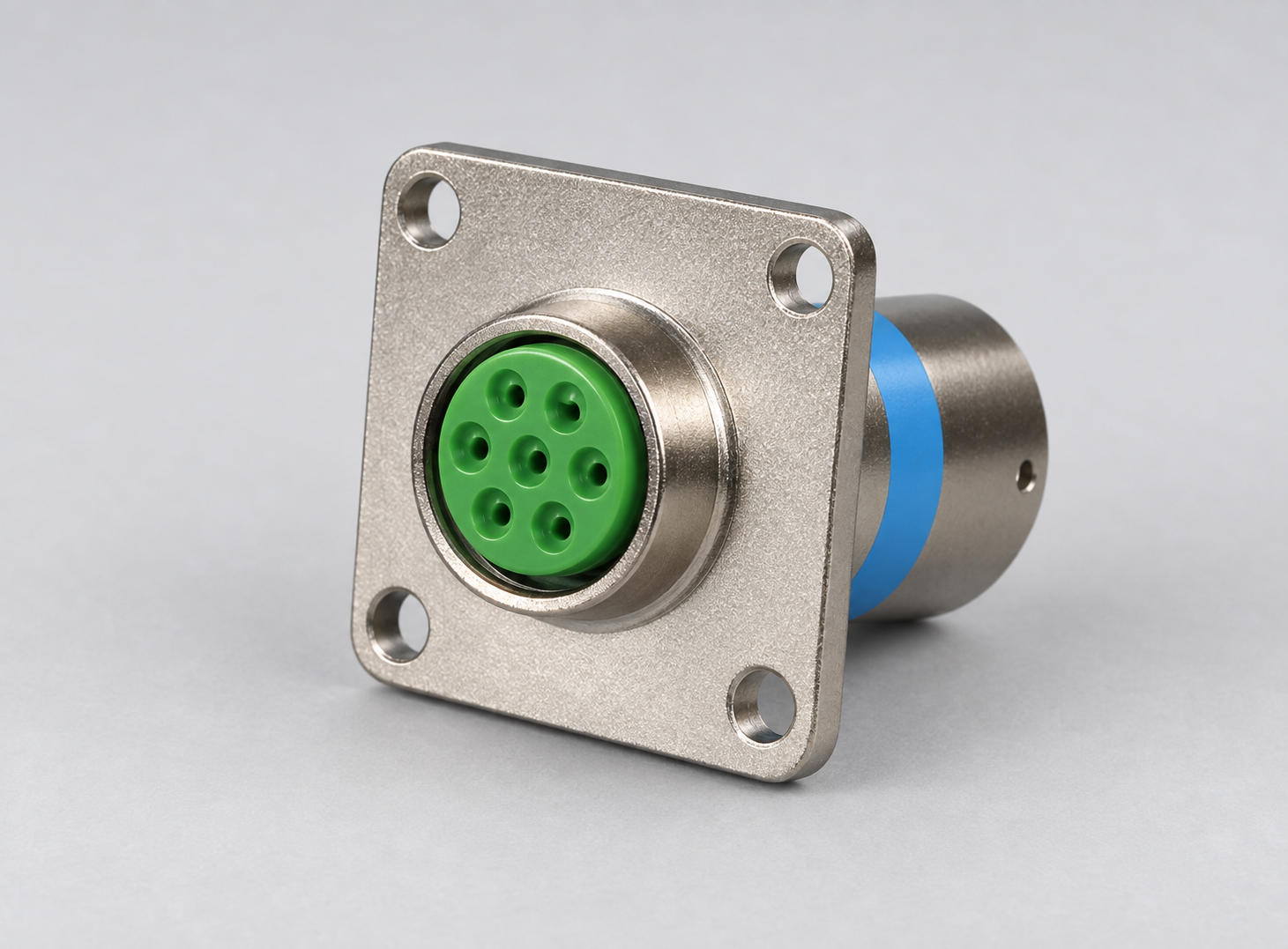 MS27505E11B99PN D38999 MIL-DTL-38999 Series I; Rear box-mount receptacle gray-background product view