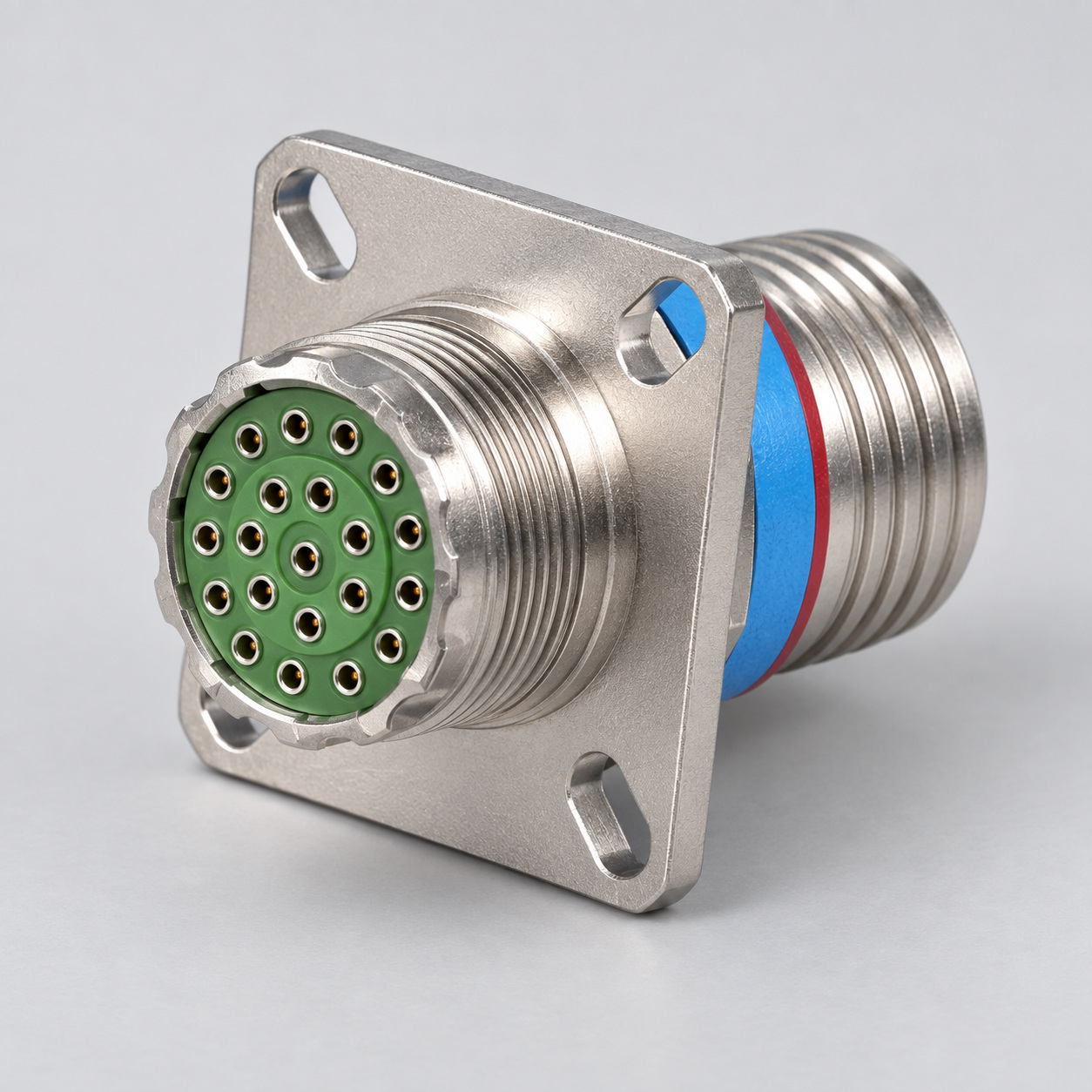 D38999/20FC35SN D38999 connector gray-background view