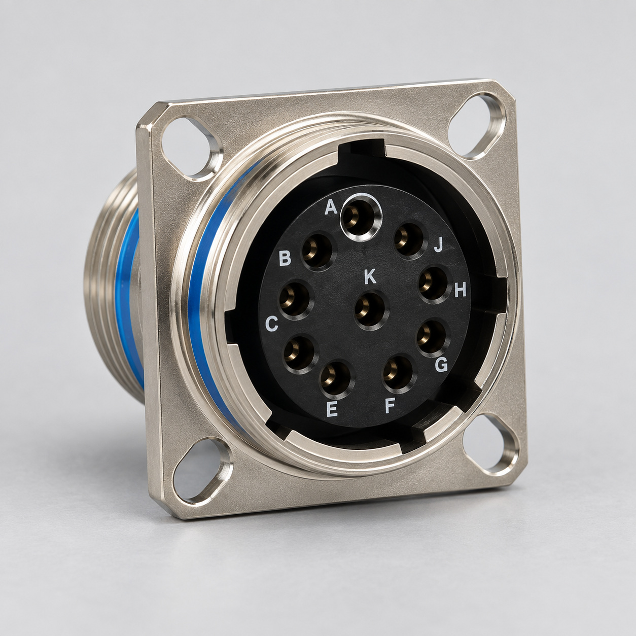 D38999/20FC98SN D38999 connector gray-background view