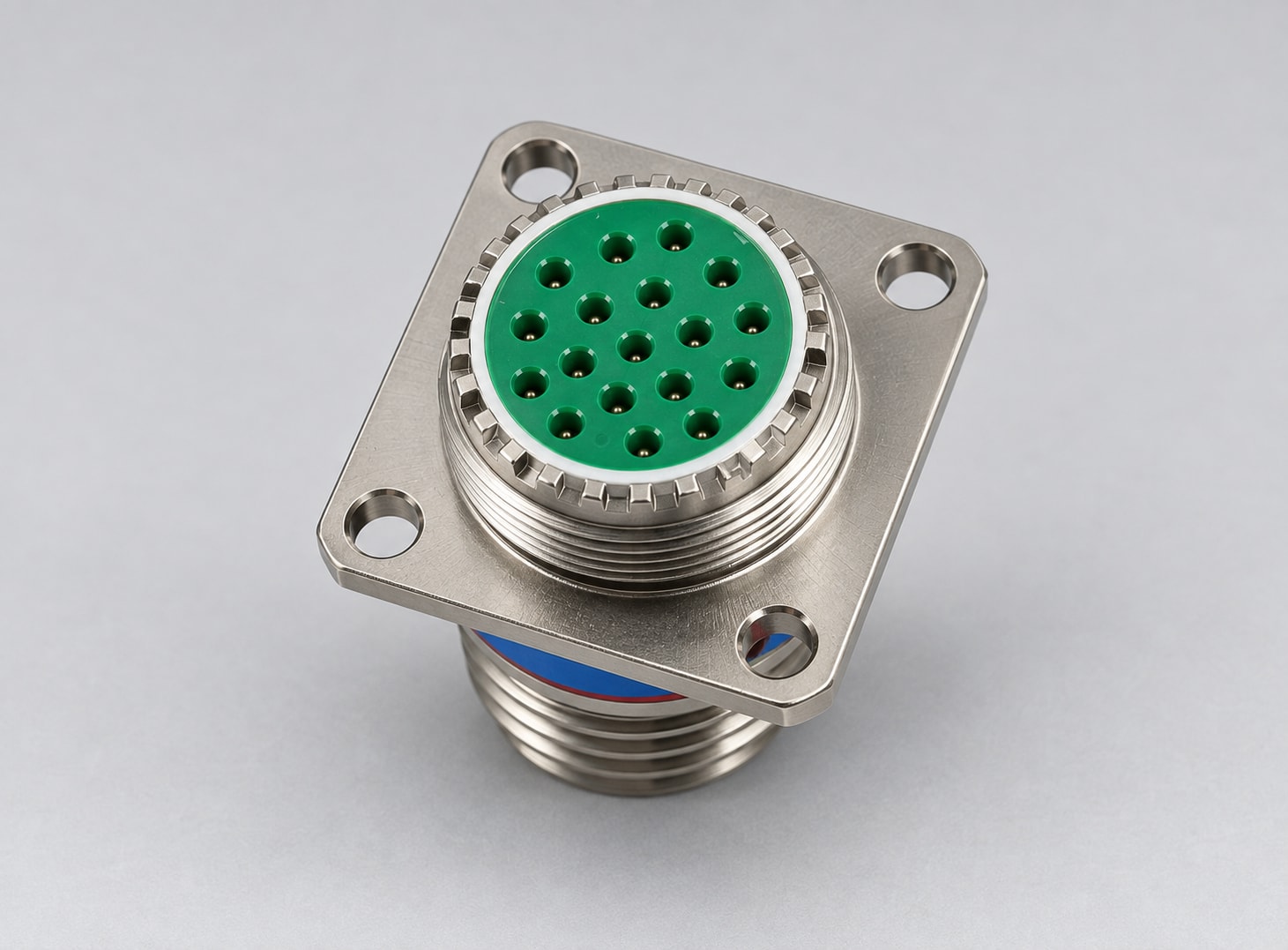 D38999/20FD19PA D38999 connector gray-background view