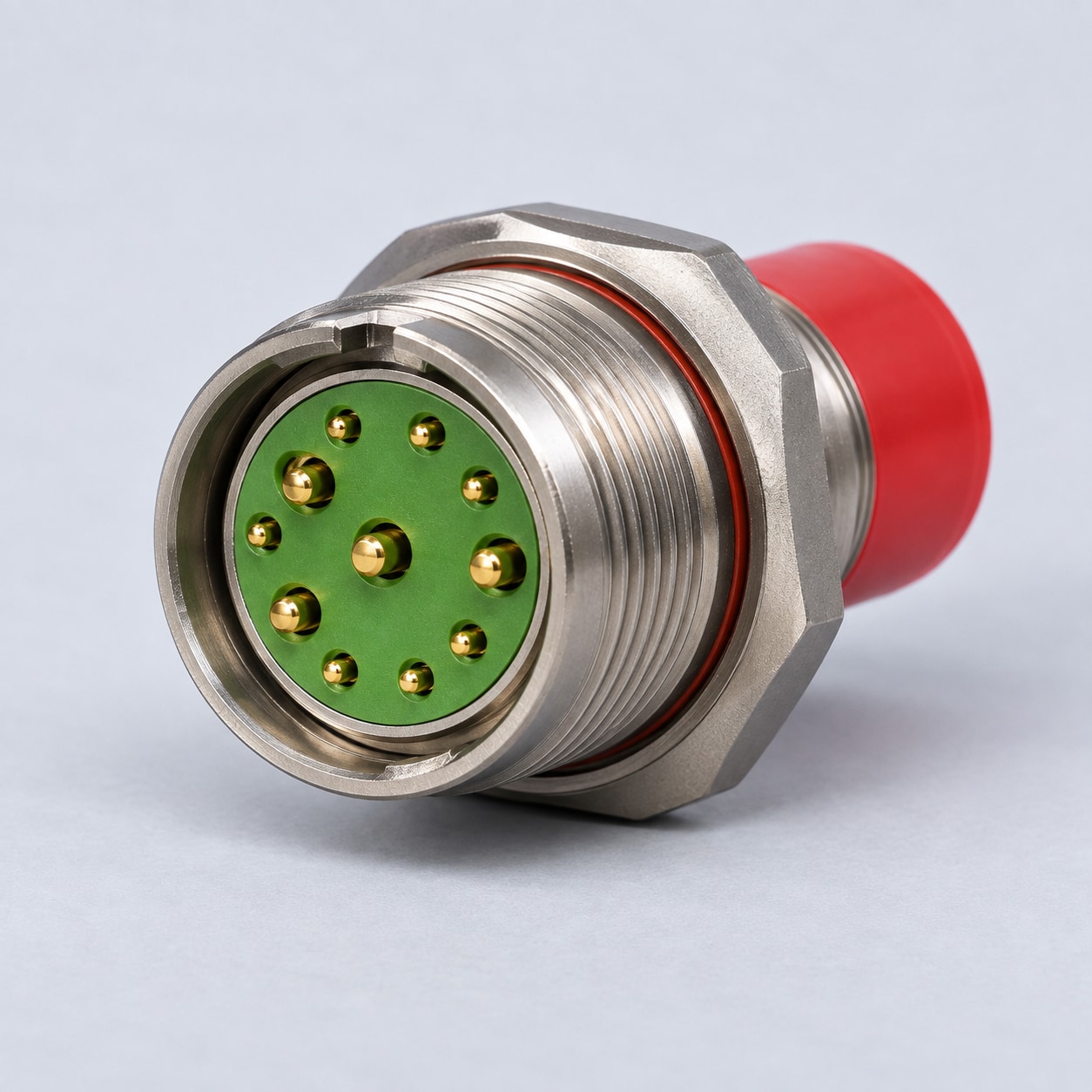 D38999/24FD97PN D38999 MIL-DTL-38999 Series III; Jam-nut receptacle gray-background product view