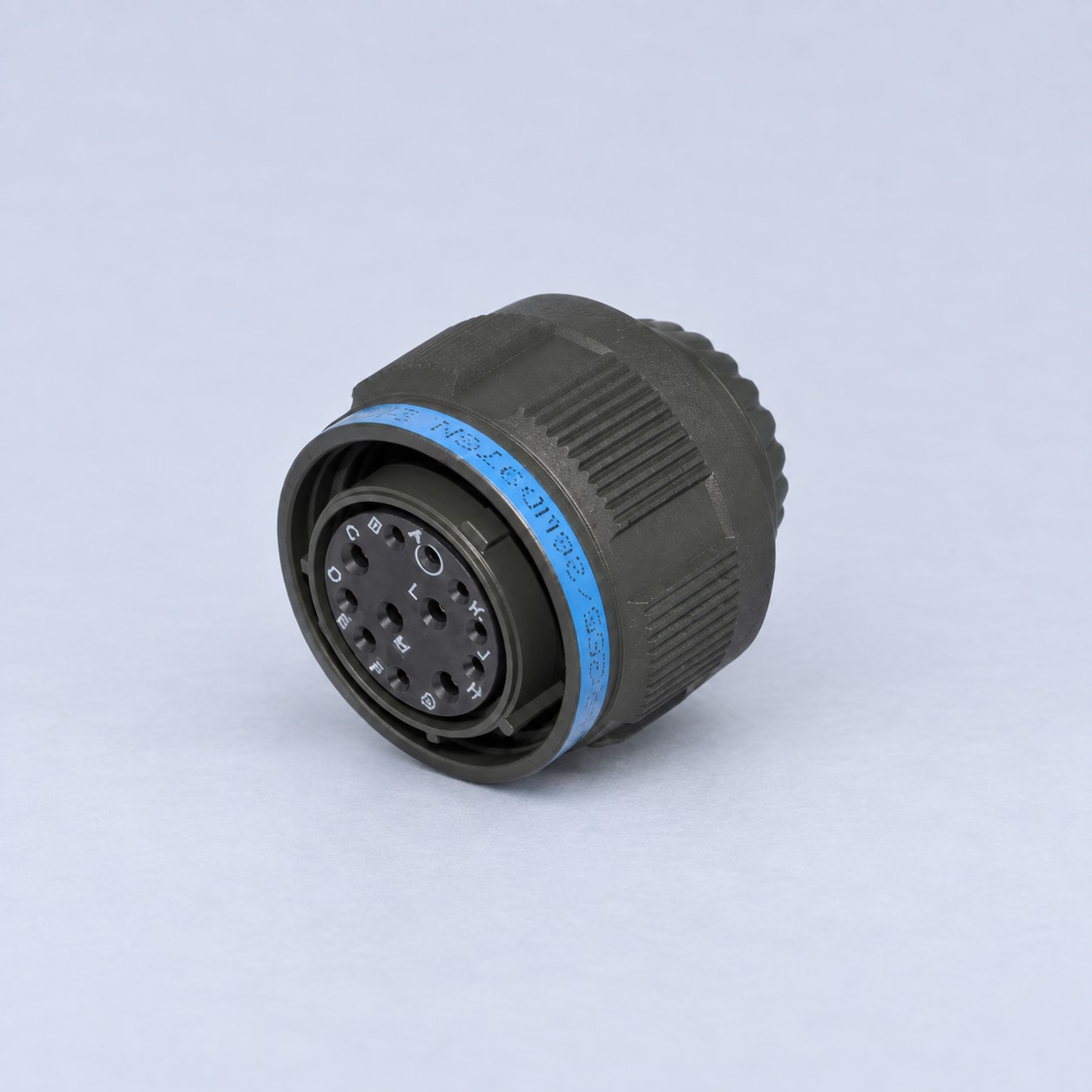 D38999/26FC35PN D38999 MIL-DTL-38999 Series III; Straight plug gray-background product view