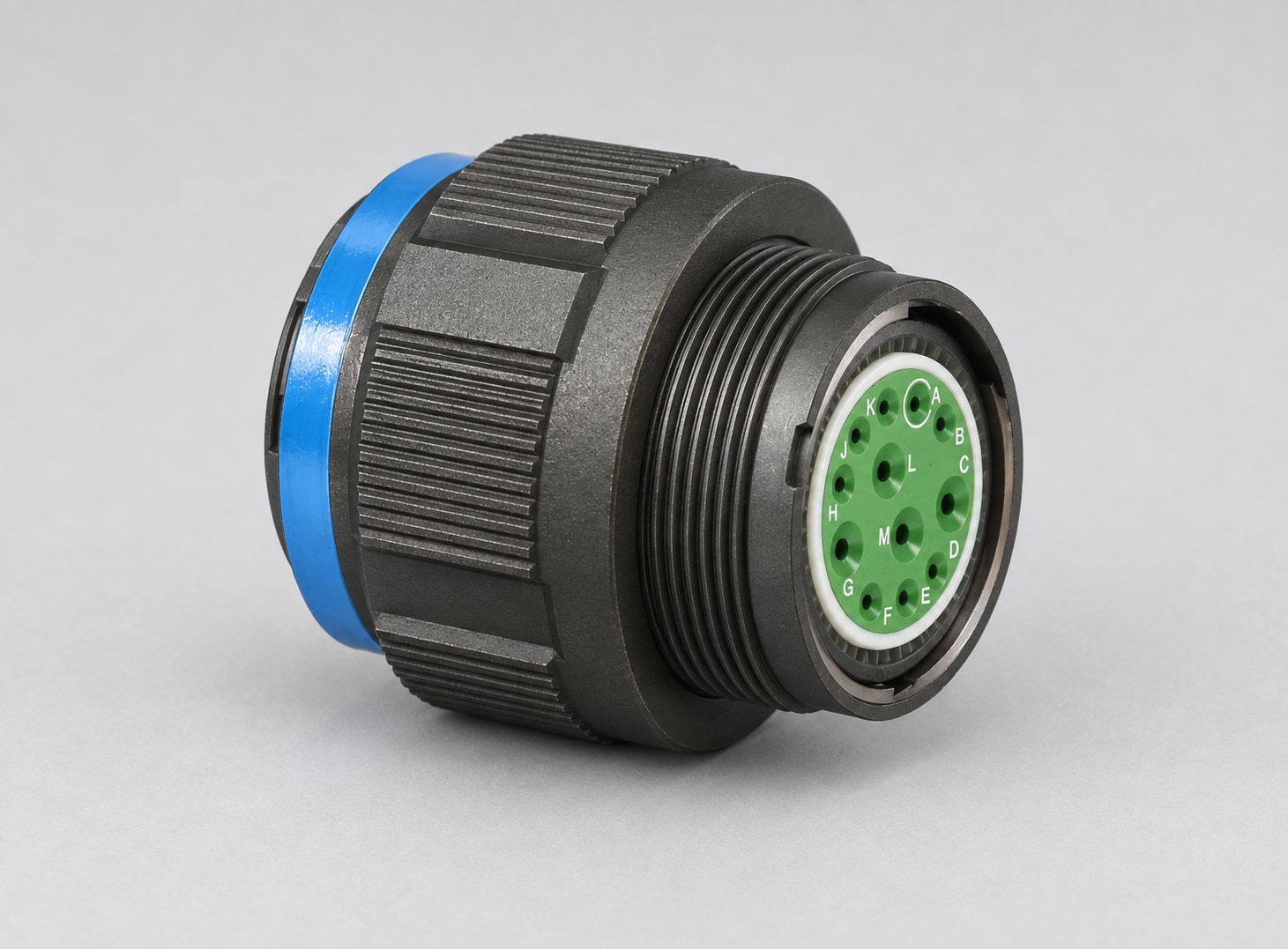 D38999/26FD97PN D38999 MIL-DTL-38999 Series III; Straight plug gray-background product view