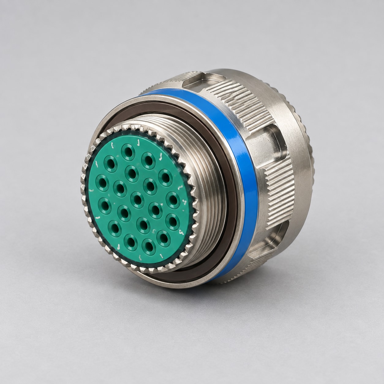 D38999/26FH21SN D38999 MIL-DTL-38999 Series III; Straight plug gray-background product view
