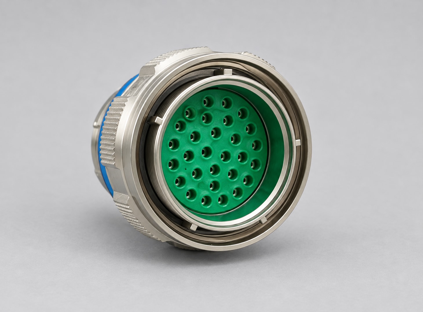 D38999/26FJ29PN D38999 MIL-DTL-38999 Series III; Straight plug gray-background product view