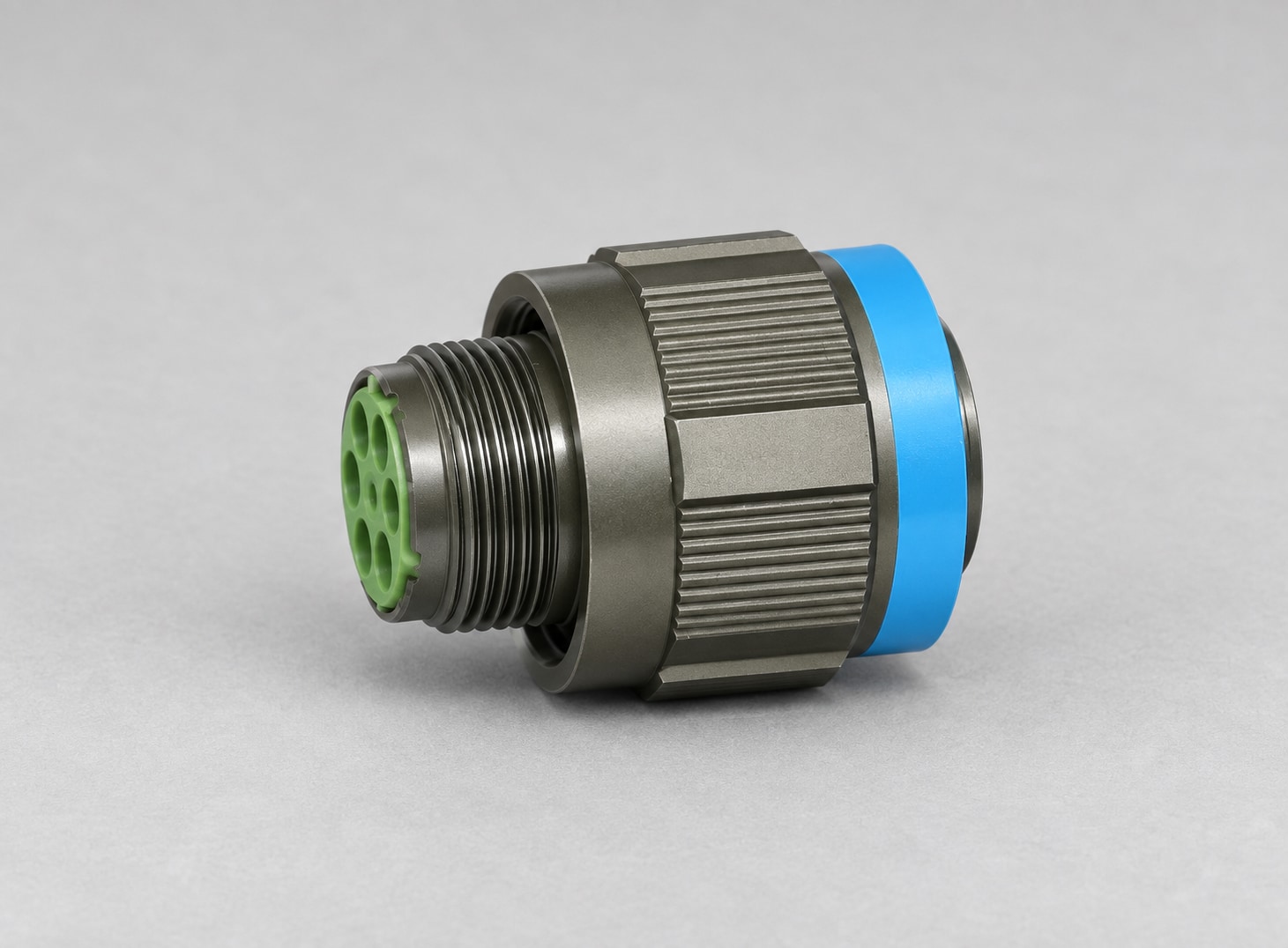 D38999/26WB98SN D38999 MIL-DTL-38999 Series III; Straight plug gray-background product view