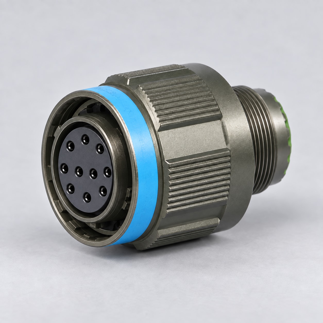D38999/26WC98SN D38999 MIL-DTL-38999 Series III; Straight plug gray-background product view