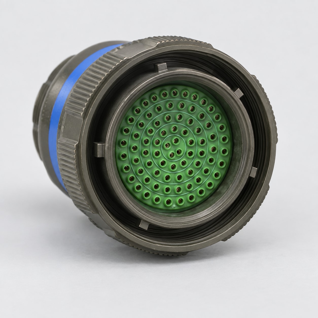 D38999/26WH55SN D38999 MIL-DTL-38999 Series III; Straight plug gray-background product view