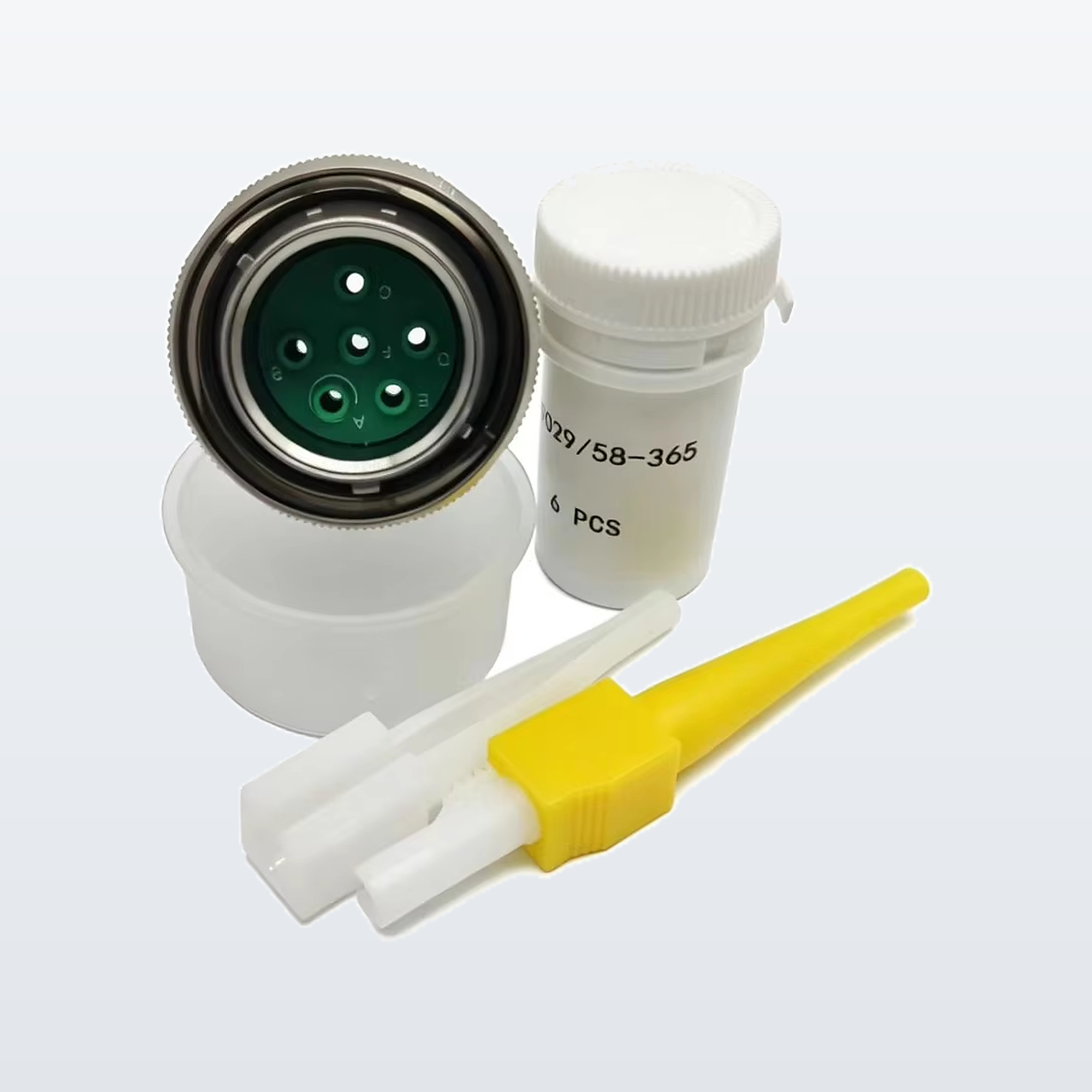 D38999/26WB35PB Series III straight plug gray-background reference view