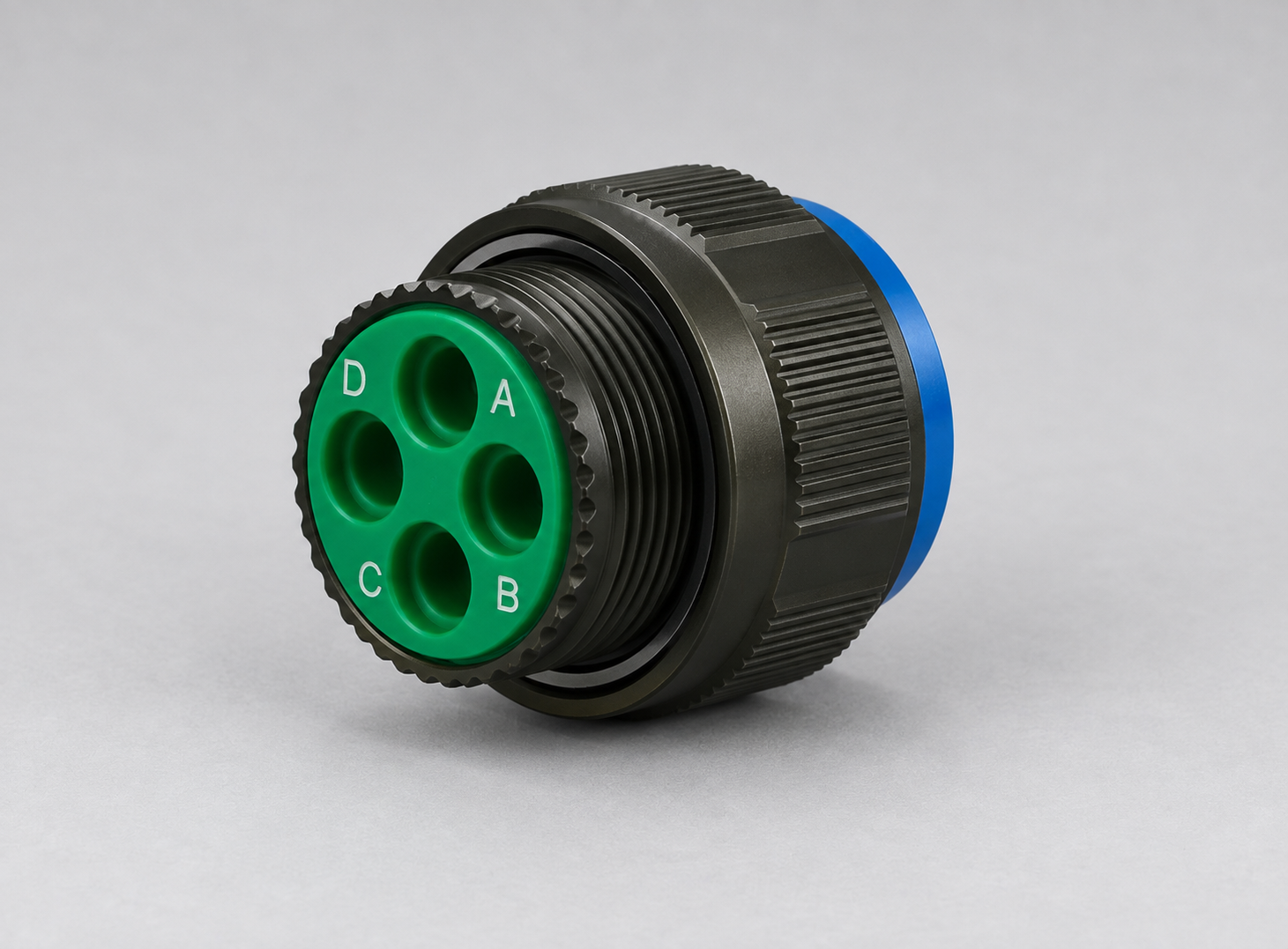 D38999/26WG48SN D38999 connector gray-background view