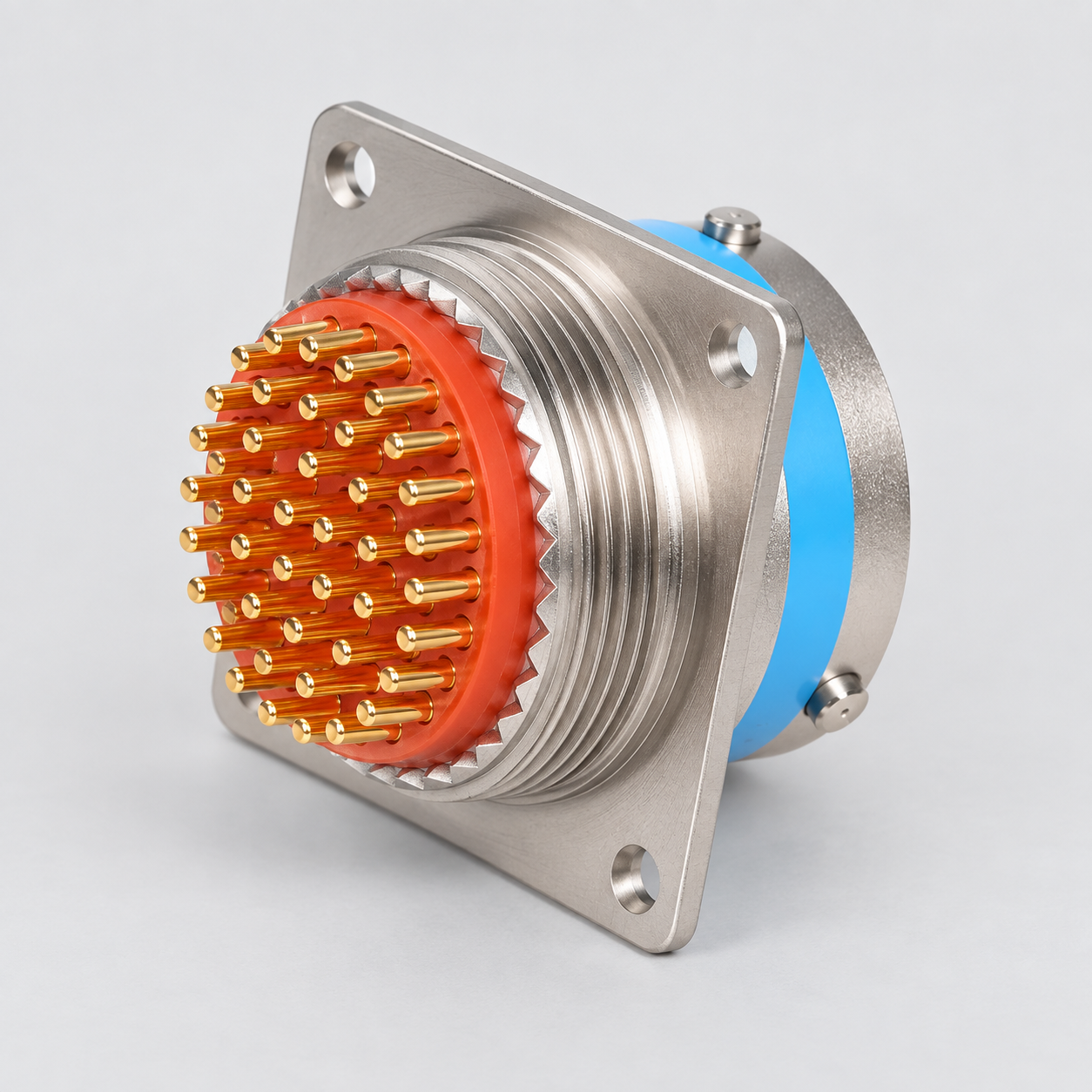 MS27497T20F35PA D38999 MIL-DTL-38999 Series II; Rear wall-mount receptacle gray-background product view