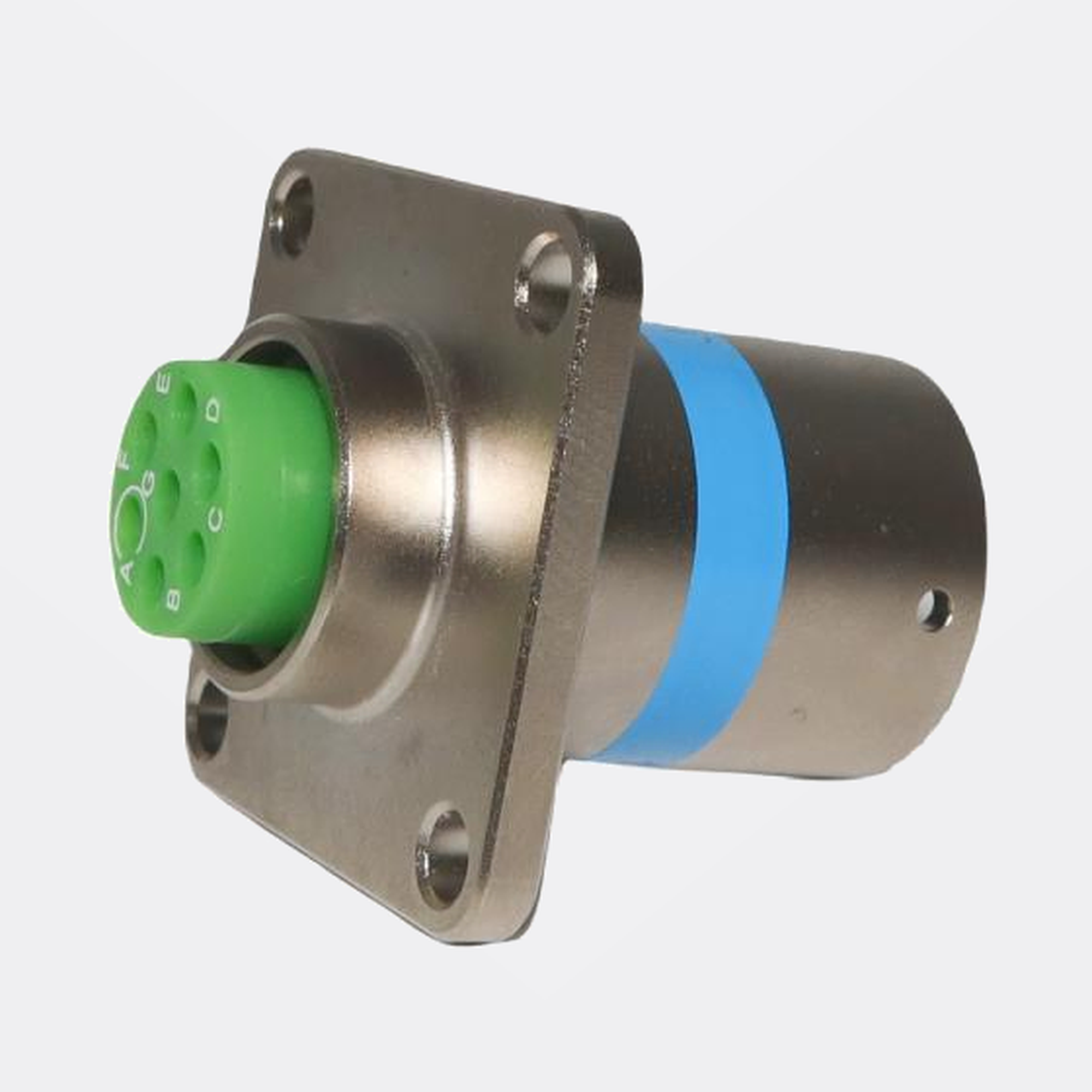 MS27505E13B08PN D38999 MIL-DTL-38999 Series I; rear box-mount receptacle gray-background product view