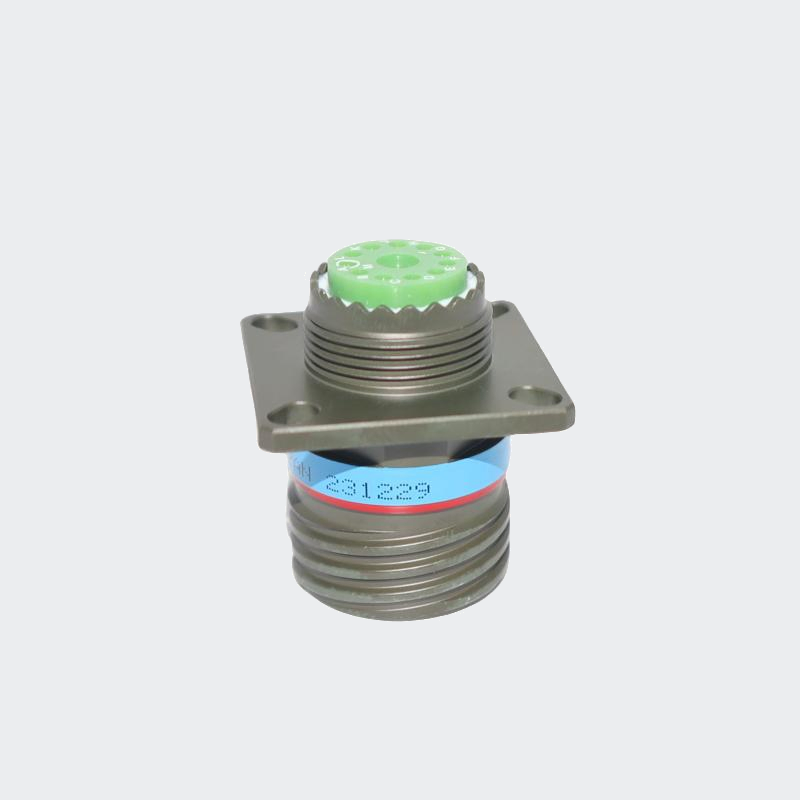 D38999/20WE26PN D38999 MIL-DTL-38999 Series III; Wall-mount receptacle gray-background product view