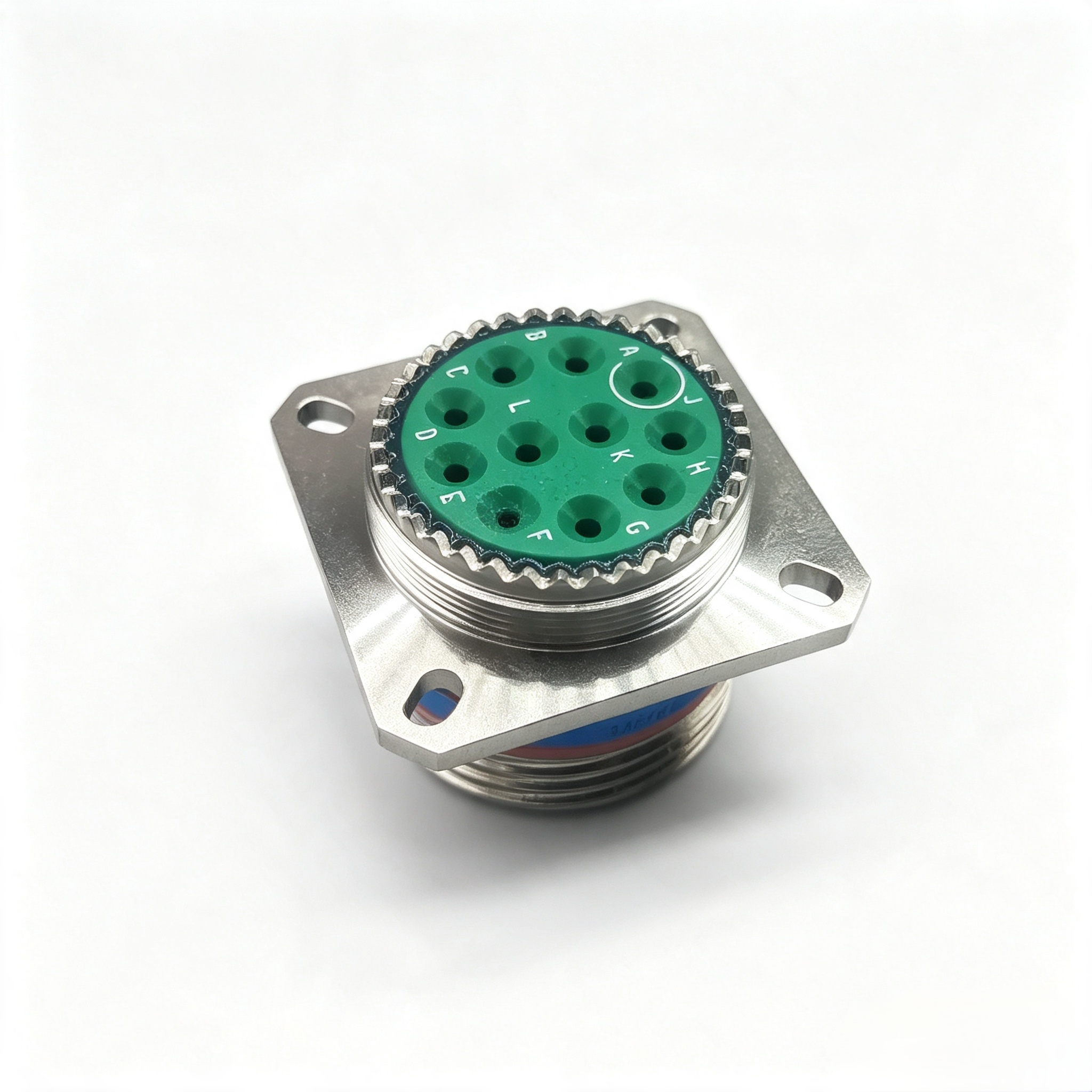 D38999/20FG48PN Series III wall-mount receptacle product photograph