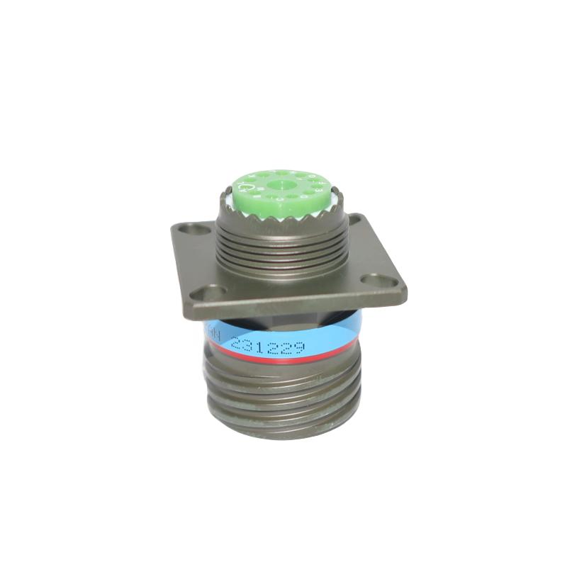 D38999/20WD04PN Series III wall-mount receptacle product photograph