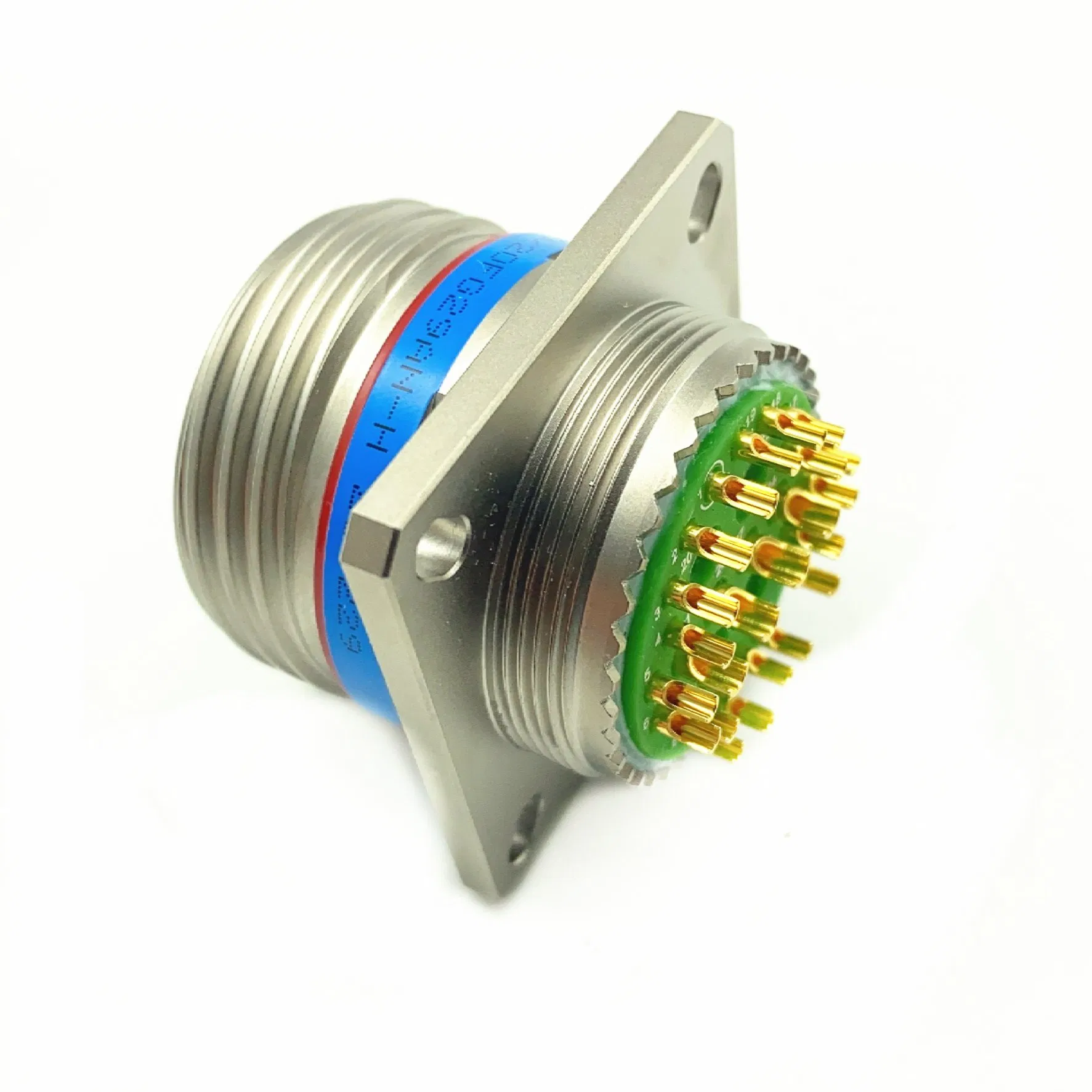 D38999/20FG29AN-H D38999 connector gray-background view